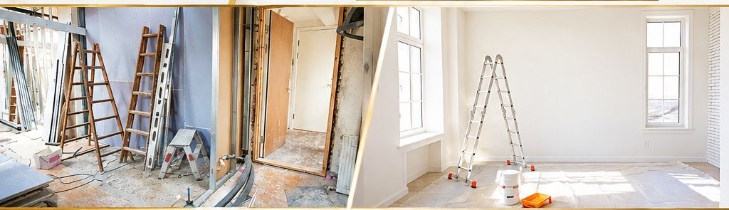 Property renovation in progress